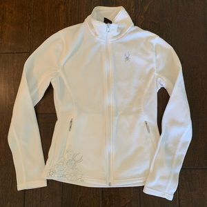 White Spyder full zip jacket
